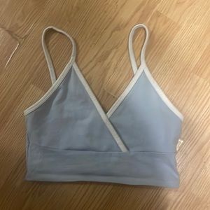 Blue brandy Melville cropped tank